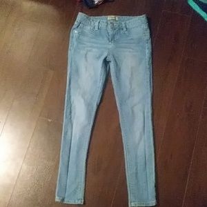 Girls light washed jeans, size 12